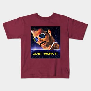 Just Work It (sunglasses handsome) Kids T-Shirt